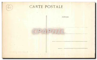 Compiègne — A Entrada da Tonnelle no Parque — J. Pennequin, Compiègne — Verso
