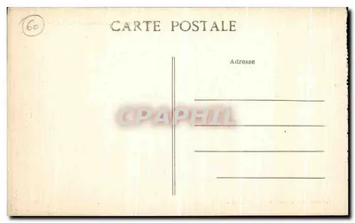 Compiègne — Zamek (Widok z Parku) — J. Presnequin, Compiègne — Rewers