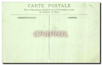 Compiègne — Zamek — Pokój sypialny Marie-Antoinette — LL. — Rewers