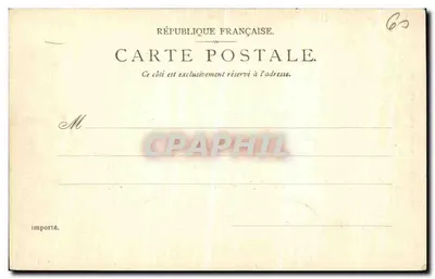 Zamek w Compiègne — Front fasady z parku. Środkowy północny pałac — Wydawca P. S. à D. Dorka 148, wydane w Compiègne — Rewers