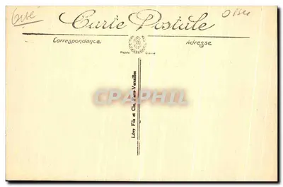 Compiègne — Zamek — Park i ławka Napoleona I — LL — n°146 — Rewers