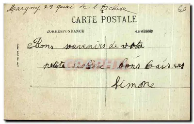 Compiègne — Zamek — Salony Spoczynku Princesa Cesarskiego — wydawca anonimowy, nr 25 — Rewers