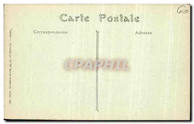 Okolice Compiègne — Pałac Mont Saint-Pierre — Wydawca: Wehmen & Cie, Paryż — Rewers