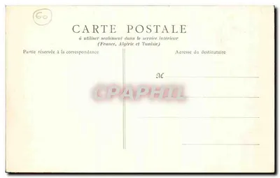 Château de Chantilly — Salle des Gardes — B.F. Paris — Achterkant
