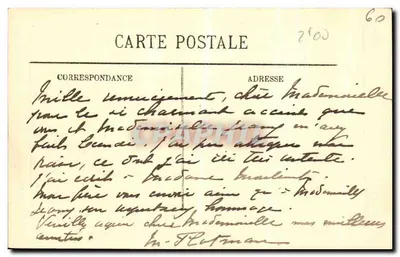 Castelo de Chantilly — Edição especial, Dambly — Verso