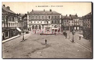 Maubeuge — Praça das Armas — editor anônimo, n° 9