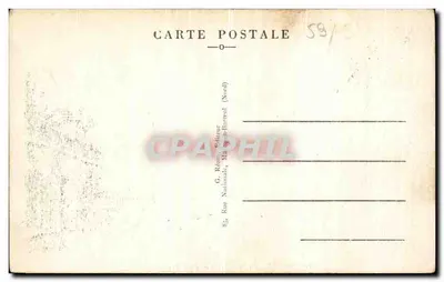 Ostricourt (Nord) - La Rue Florent-Evrard — G. Réarn, uitgever — Achterkant