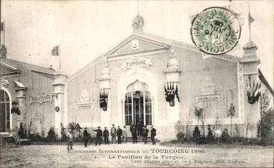 Pavilhão da Turquia — Exposição Internacional de Tourcoing 1906 — J. Bauchart, fot. Roubaix