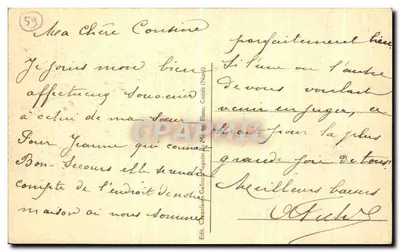 Bonsecours — Route de Condé — Magasins du Mouton Blanc — Reverso