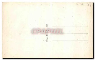 Bergues - Igreja de São Martinho (século XVII) — Editor: Editions Ets Pallet - Lille, n° 13 — Verso