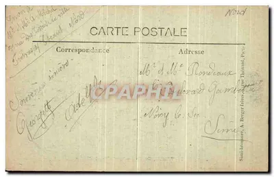 Valenciennes — Lycée Henri Wallon — Simi-Bregor frères, Paris — Verso