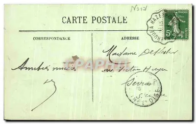 Havre — Um Cargo-Boat dos Chargeurs Réunis — LL. — Verso