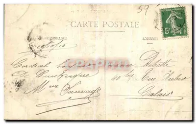 Dunkerque - A Praia — editor desconhecido, n° 48 — Verso