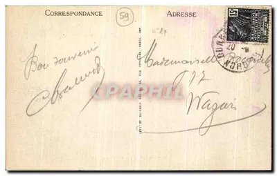 Malo-les-Bains — Fachada do Casino (Adolphe Thiers, Arq.) — LL — Verso