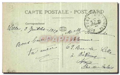 LILLE – Rue de Béthune – ruines après guerre – La Bonde, n°2071 — Rewers