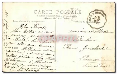 Lille — Place Sébastopol i rue Solférino — B.P. Paryż — Rewers