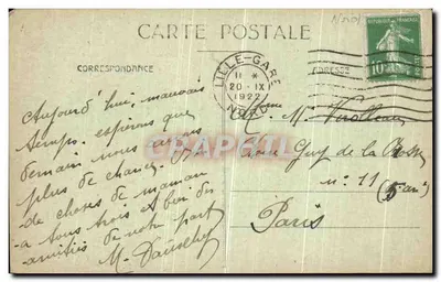 LILLE - Fontaine Vallon - Wyd. P.-L. — Rewers