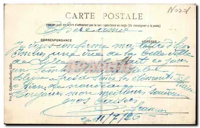 LILLE - La Grande Place - E.C. - Widok E. Cailloux-Gorlier — Rewers