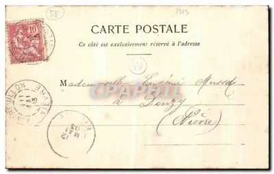 Most kanalowy w Montreuil-l'Argille — Épisy — Henrygrès, wyd. Clamancy — Rewers