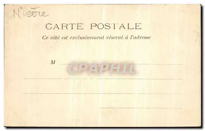 Fourchambault — Portail de l'Église Saint-Louis — Imp. L. Arveau, Prémercy — Rewers