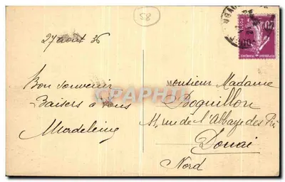 Fourchambault — Most wiszący i Loara — Wydawnictwo Moutot nr 106 — Rewers