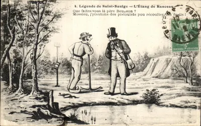 Lenda de Saint-Saulge — L'Étang de Ranceau — Imp. H. Wayer, Fréméry