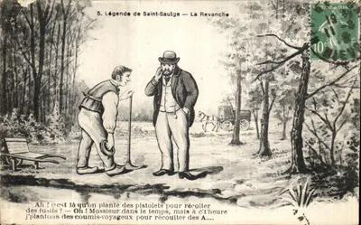 Lenda de Saint-Saulge — A Vingança — Imp. H. Weyer, Brémery