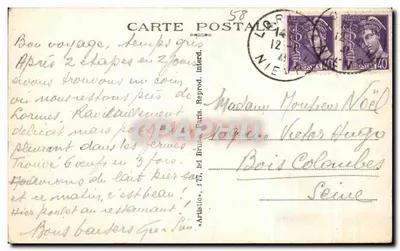 Il Morvan pittoresco — Un bel angolo della Cure — Artistica, n°32 — Verso