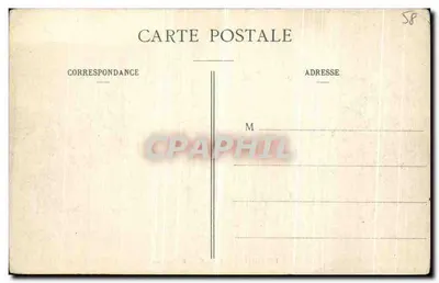Pouguès-les-Eaux - Belle-Vue — F. H., zeglarz-wydawca, z Pouguès — Rewers