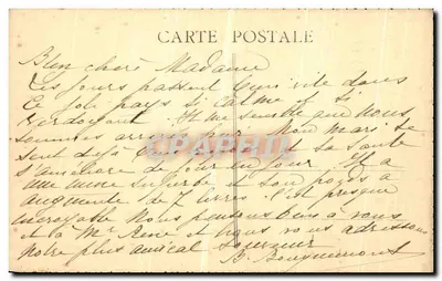 Pouguès-les-Eaux — Vista Geral — Editor não identificado — Verso