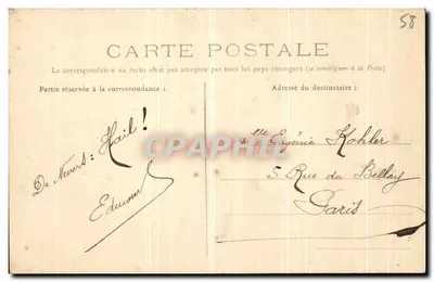 Pouguès-les-Eaux — Vista Geral — Editor não visível — Verso