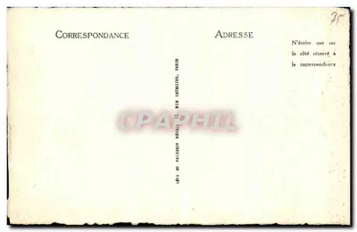 Paris - Velho Montmartre 1923 — H. Kosmann-Sichel — Verso