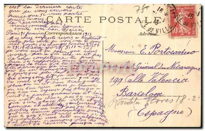 Paryż — Ogólny widok w kierunku Montagne Ste-Geneviève — C.M. — Rewers