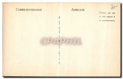 Parigi (Vieux-Montmartre) — La Rue Saint-Vincent (XVIII° arrondissement) — LL, n° 1202 — Verso