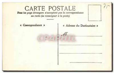 Paris — Kammer der Abgeordneten — Verleger unbekannt — Rückseite
