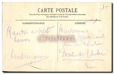 Paris — A Rue André-del-Sarte — LL. Dupayel — Verso