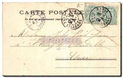 Paris - Jardin des Plantes. Nilgant Antilopları. - Louis Burguet Editörü — Arka yüz