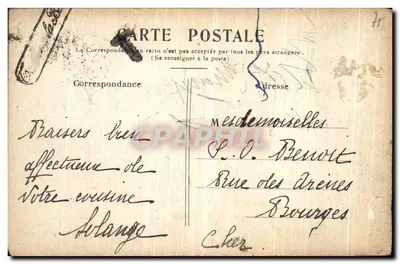 Paris — The Arc de Triomphe de l'Étoile — Publisher Unknown — Back