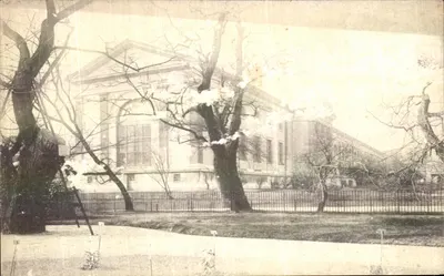 Antika kartpostal National Doğa Tarihi Müzesi Cuvier Caddesi Paris