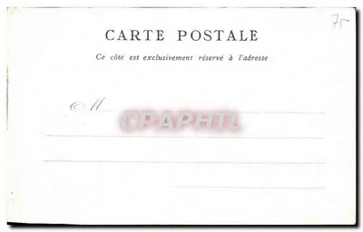 Arc de Triomphe — Paris — Édité par le Bon Marché — Verso