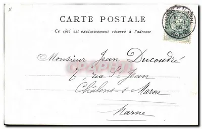 Arc de Triomphe — Paryż — Wydane przez Bon Marché — Rewers