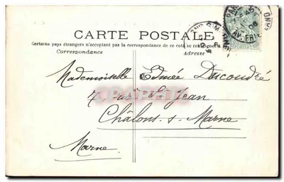 PARIS - Bois de Boulogne - Een hoek van het Grote Meer — C.M. n°300 — Achterkant