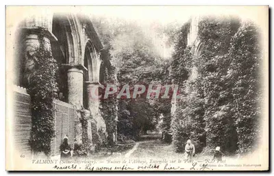 Valmont (Seine-Inférieure) — Ruínas da Abadia, Conjunto no Parque — N.D. Pboi, Coleções dos Monumentos Históricos