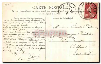 Rouen — Catedral, Torre Saint-Romain, parte superior — C.V. 358 — Verso
