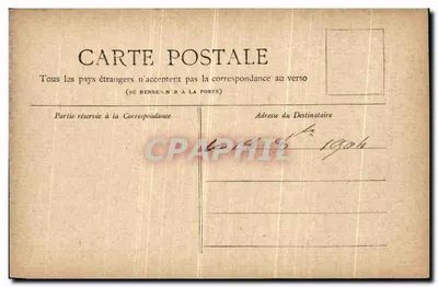 PARIS — O Palácio da Justiça — Coleção Petit Journal — Verso