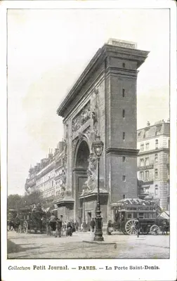 Paris — A Porta Saint-Denis — Collection Petit Journal
