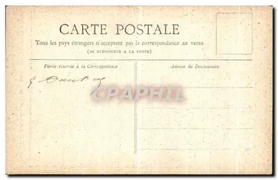 Paris — Horloge du Palais de Justice — Collection Petit Journal — Verso