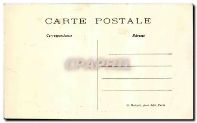 Place de la Concorde — inondations de janvier 1910 — C. M. — Verso