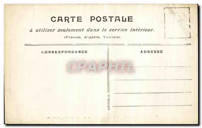 Paris inondé — Quai des Grands-Augustins (janvier 1910) — éditeur Chocolat Menier — Verso