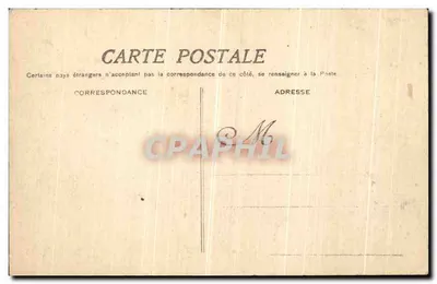 Paris - Venedig. Überschwemmungen 1910 - Ansicht des Pont de la Morgue — F.F. Paris, n°126 — Rückseite